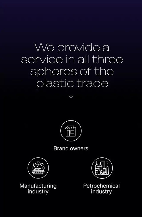 We provide a service in all three spheres of the plastics trade